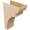 Ekena Millwork 9"W x 18"D x 27"H Classic Yorktown Rough Cedar Woodgrain TimberThane Corbel, Primed Tan CORUR09X18X27YORRCPR - alternate 5
